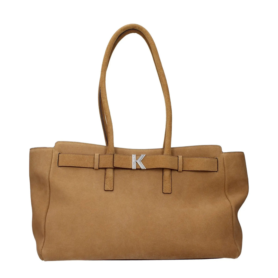 Karl Lagerfeld Sample Sale | Karl Lagerfeld Brown Leather Shoulder Bag - | Designer outlet