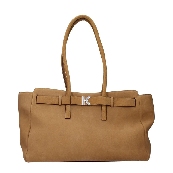 Karl Lagerfeld Sample Sale | Karl Lagerfeld Brown Leather Shoulder Bag - | Designer outlet