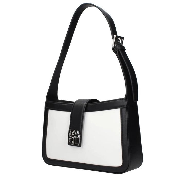 Karl Lagerfeld Sample Sale | Karl Lagerfeld White Leather Shoulder Bag - | Designer outlet