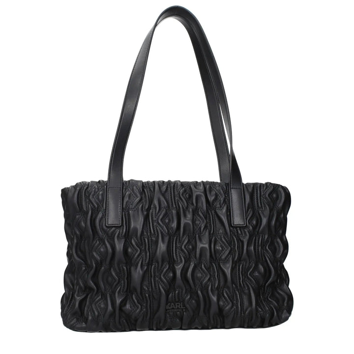 Karl Lagerfeld Sample Sale | Karl Lagerfeld Black Polyester Shoulder Bag - | Designer outlet