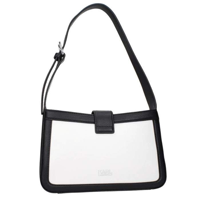 Karl Lagerfeld Sample Sale | Karl Lagerfeld White Leather Shoulder Bag - | Designer outlet