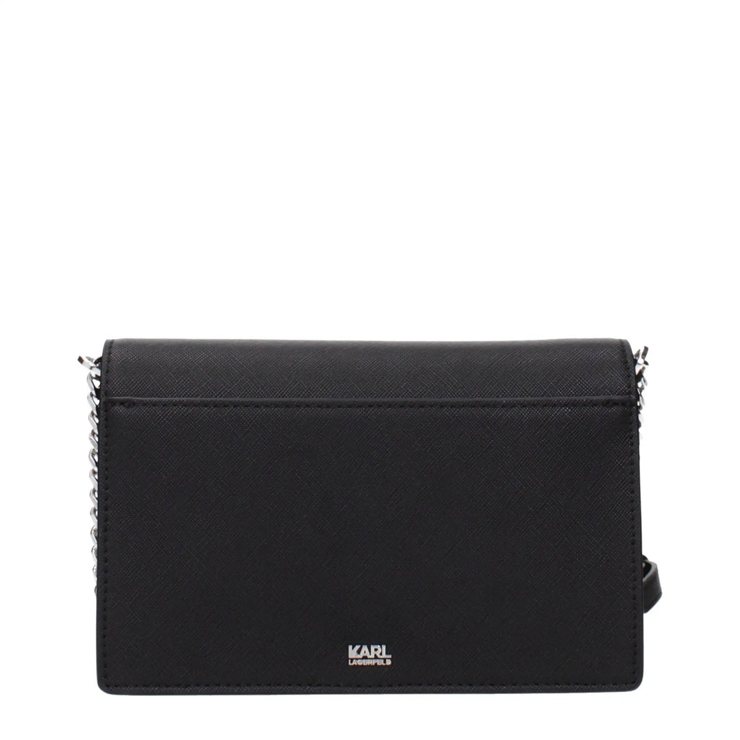 Karl Lagerfeld Sample Sale | Karl Lagerfeld Black Polyethylene Crossbody Bag - | Designer outlet