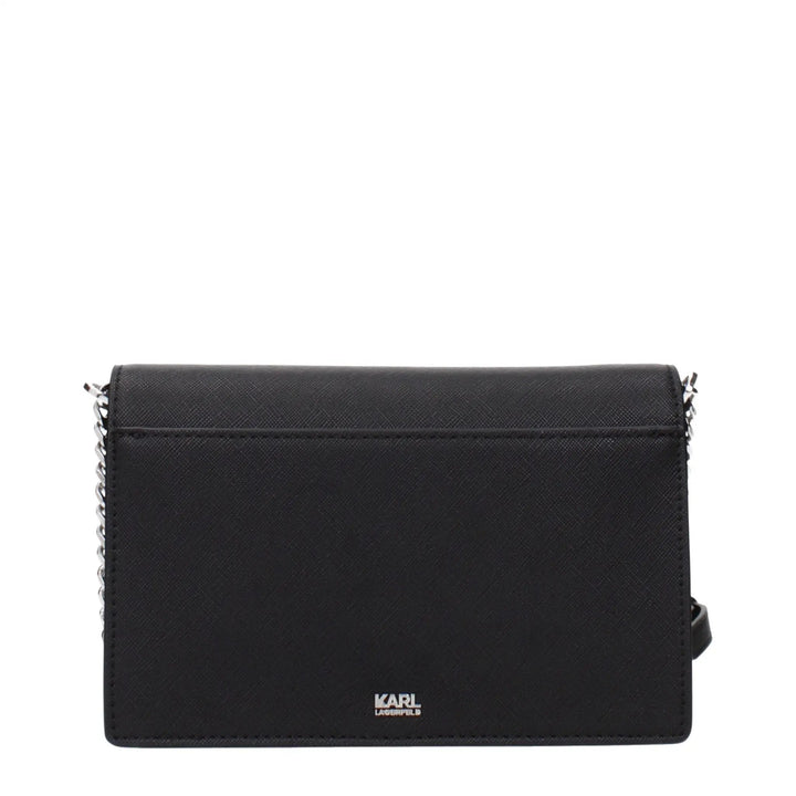 Karl Lagerfeld Sample Sale | Karl Lagerfeld Black Polyethylene Crossbody Bag - | Designer outlet
