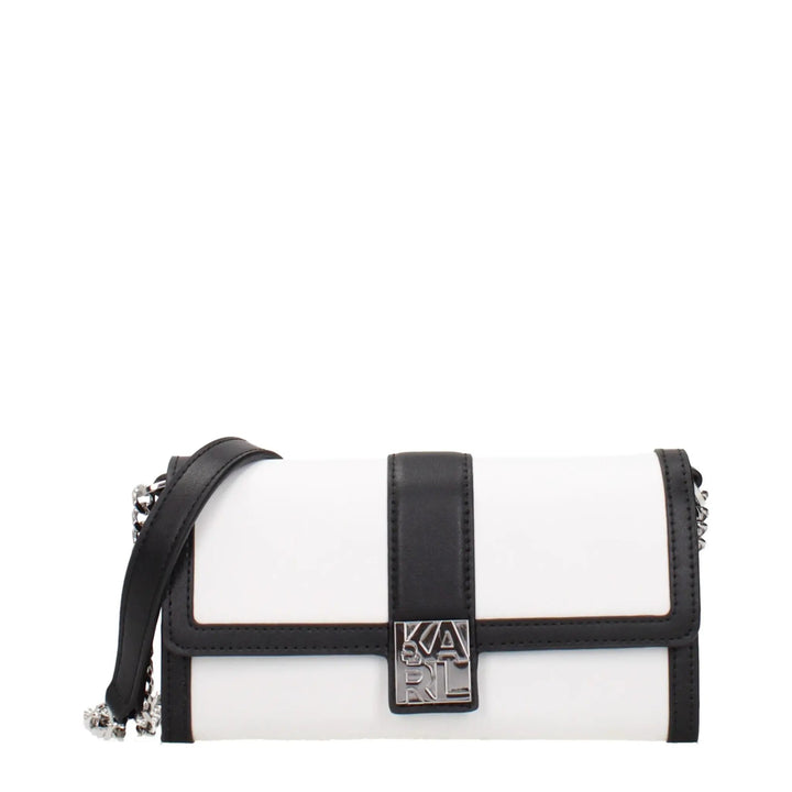 Karl Lagerfeld Sample Sale | Karl Lagerfeld White Leather Clutch Bag - | Designer outlet