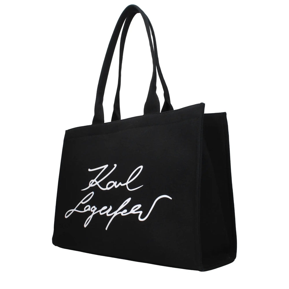 Karl Lagerfeld Sample Sale | Karl Lagerfeld Black Fabric Shoulder Bag - | Designer outlet