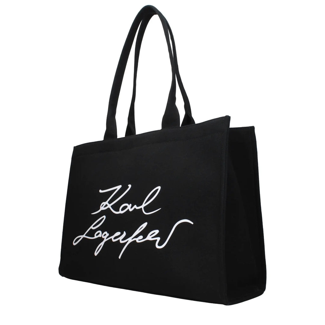 Karl Lagerfeld Sample Sale | Karl Lagerfeld Black Fabric Shoulder Bag - | Designer outlet