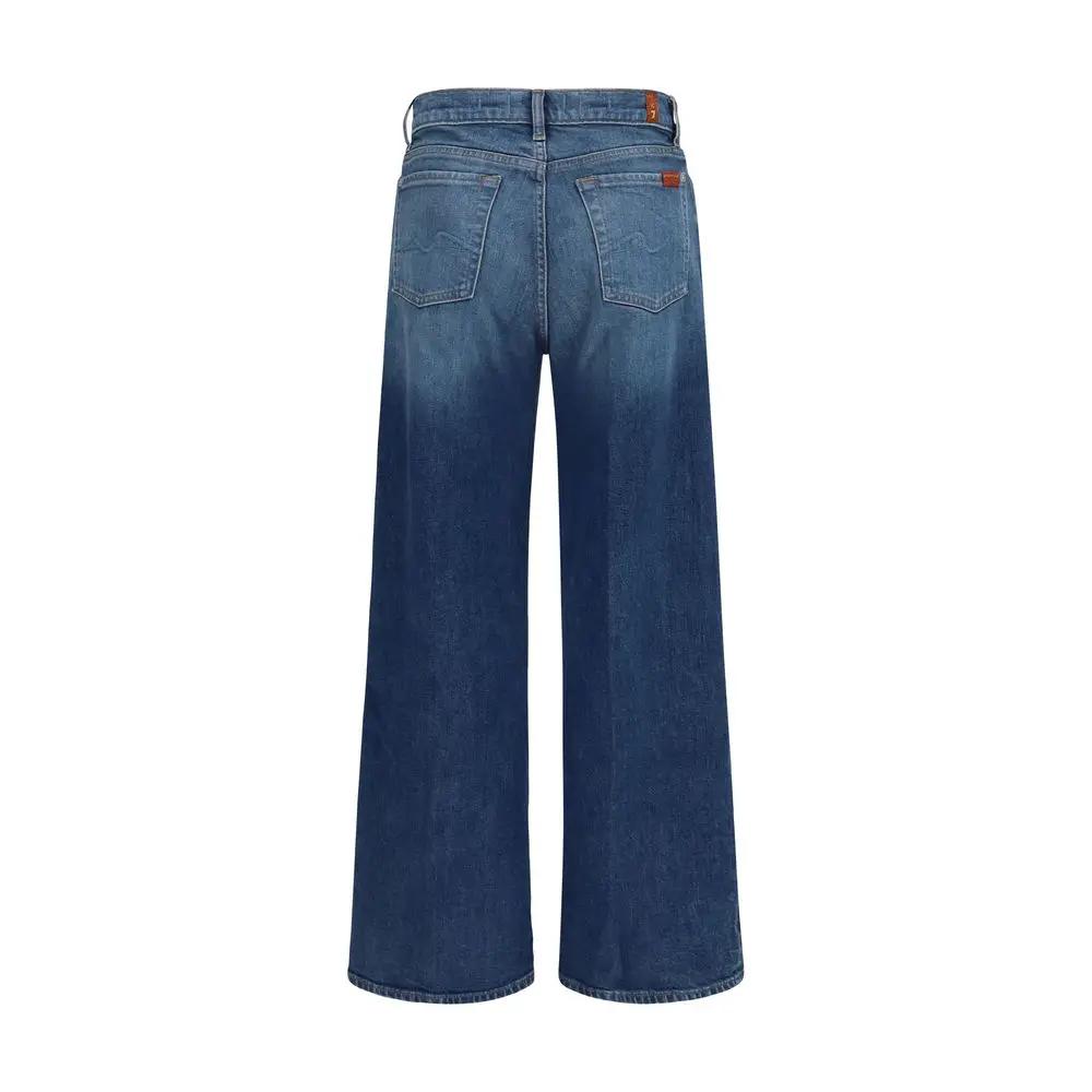 7FOR Sample Sale | 7FOR Blue Cotton Jeans Denim - | Designer outlet