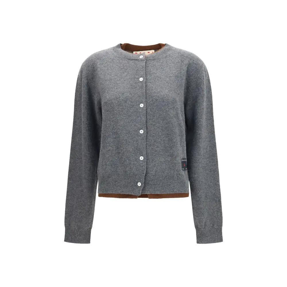 Marni Sample Sale | Marni Gray Cashmere Cardigan - | Designer outlet