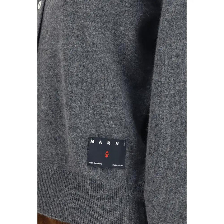 Marni Sample Sale | Marni Gray Cashmere Cardigan - | Designer outlet