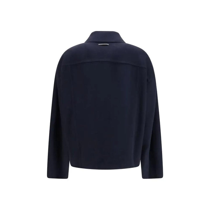 Marni Sample Sale | Marni Blue Wool Oves Aries Jacket - | Designer outlet