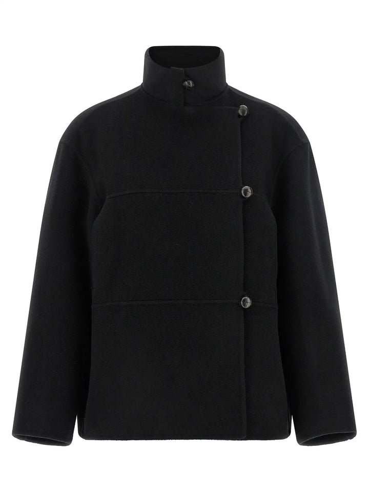 Rohe Sample Sale | Rohe Black Wool Coat - | Designer outlet