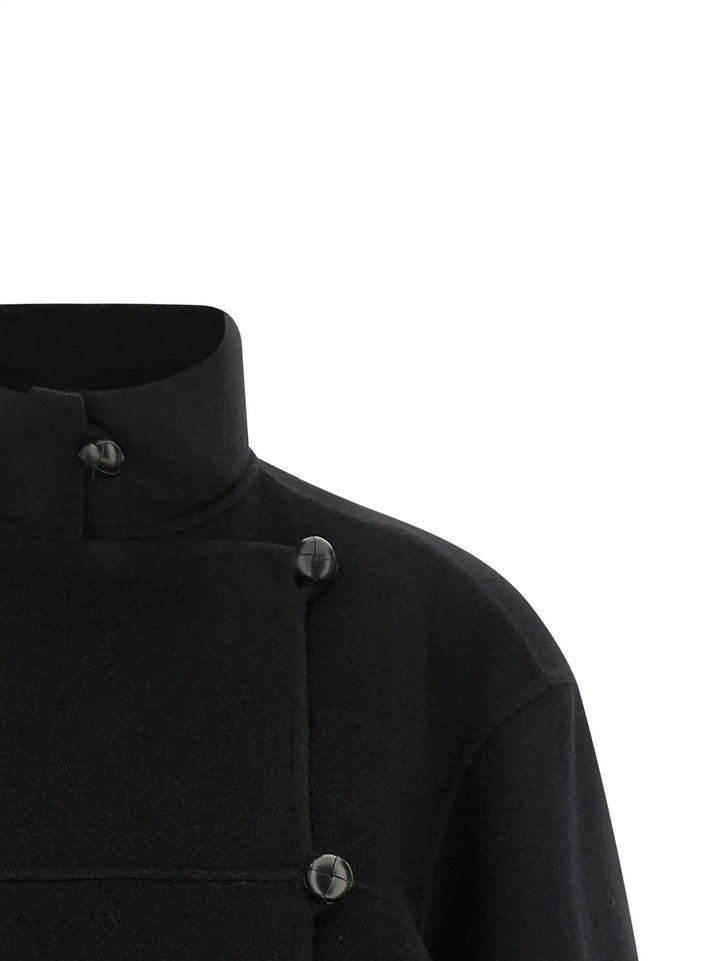 Rohe Sample Sale | Rohe Black Wool Coat - | Designer outlet