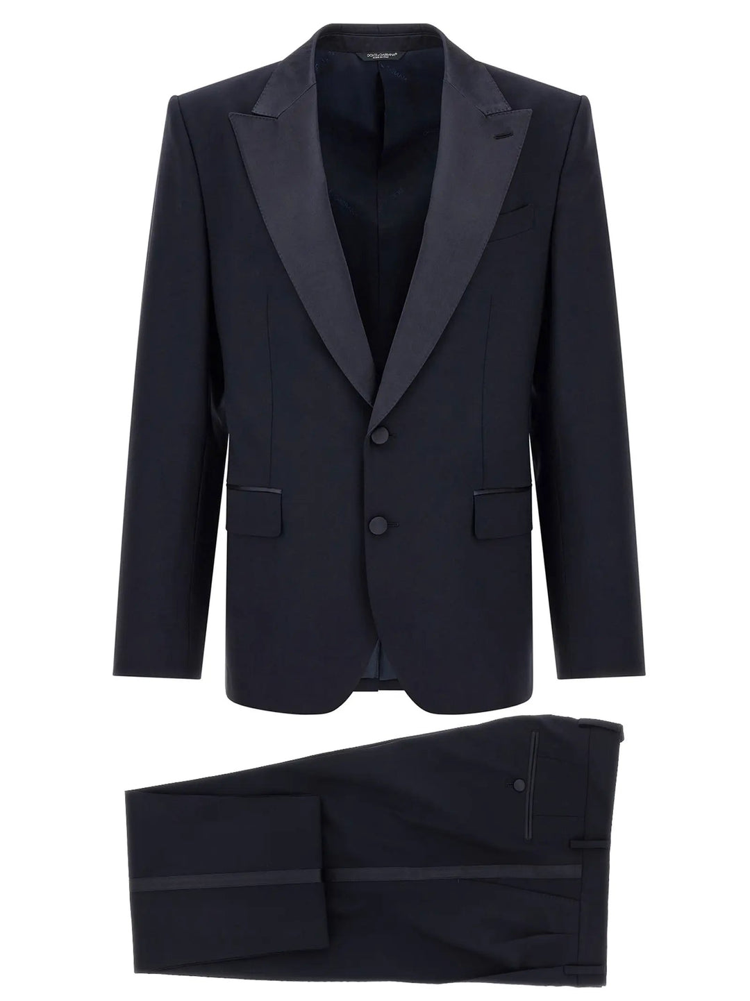 Dolce &amp; Gabbana Sample Sale | Dolce &amp; Gabbana Blue Virgin Wool Two-Piece Suit - | Designer outlet