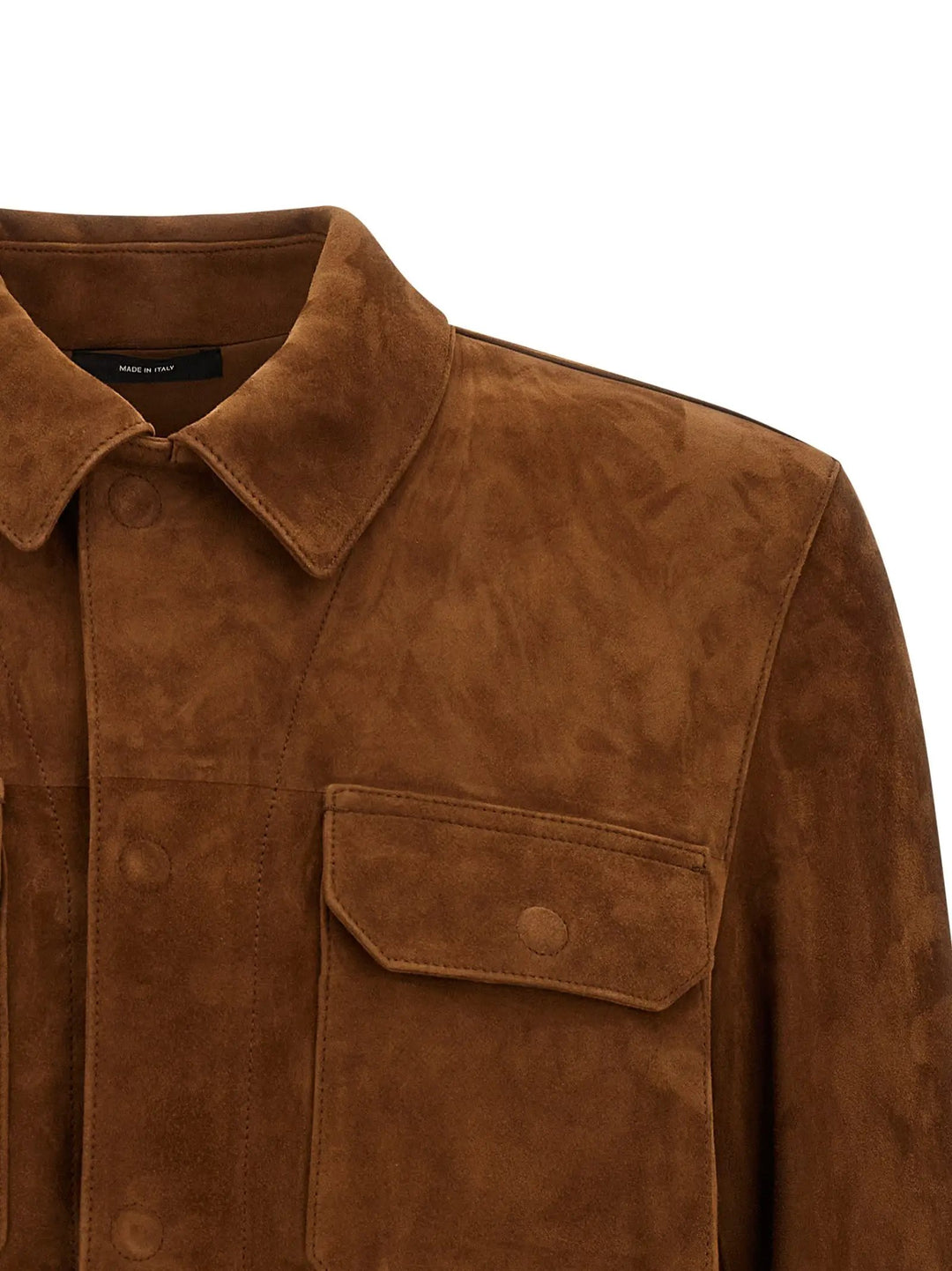 Tom Ford Sample Sale | Tom Ford Brown Lamb Leather Leather Jacket - | Designer outlet