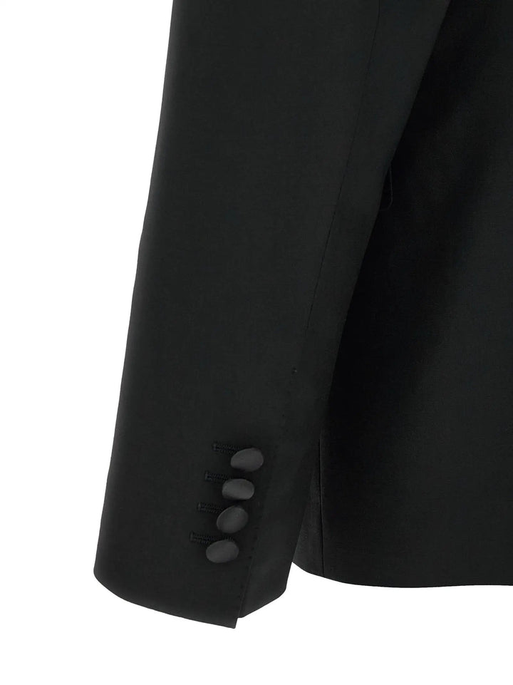 Dolce &amp; Gabbana Sample Sale | Dolce &amp; Gabbana Black Virgin Wool Two-Piece Suit - | Designer outlet