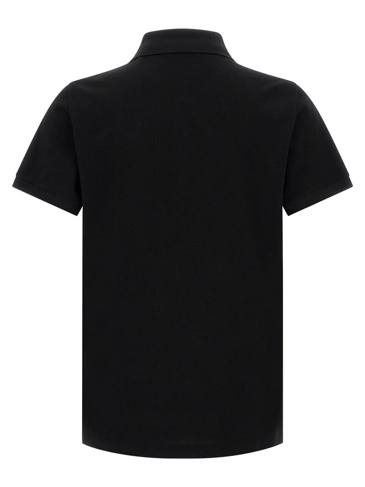 Fendi Sample Sale | Fendi Black Cotton Polo Shirt - | Designer outlet