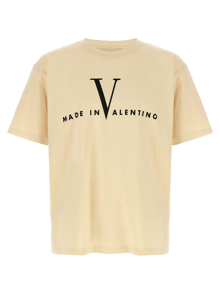 Valentino Garavani Sample Sale | Valentino Garavani Beige Cotton T-Shirt - | Designer outlet