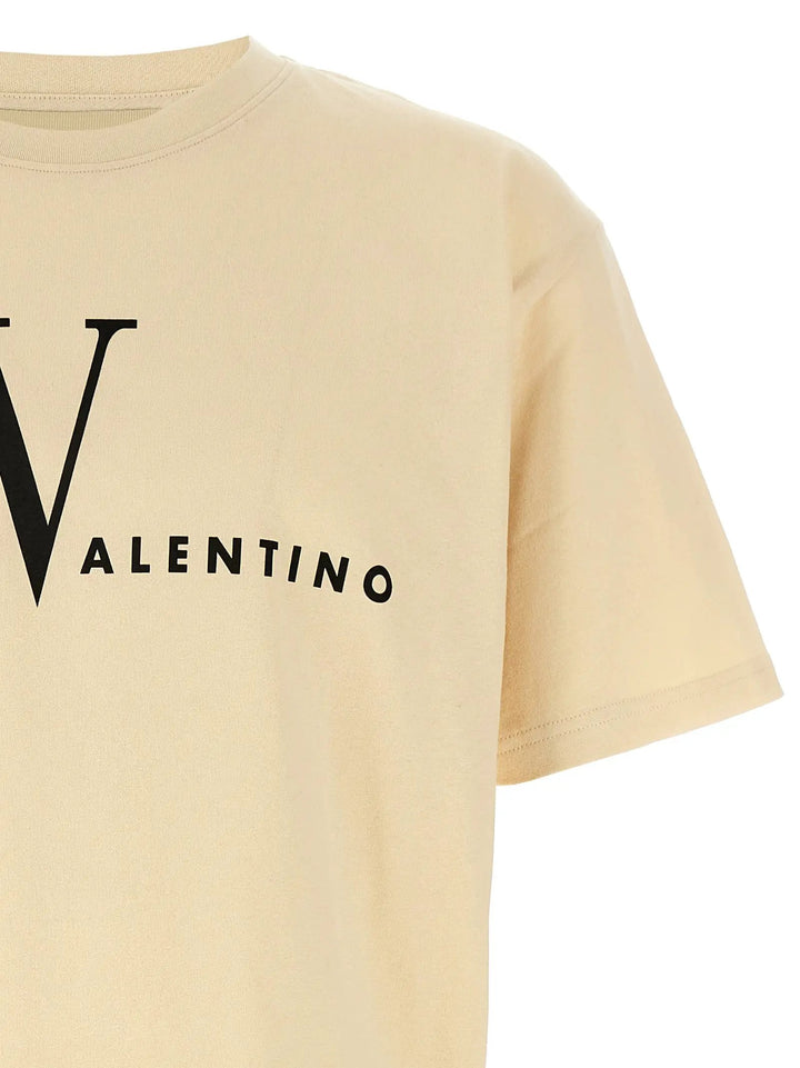 Valentino Garavani Sample Sale | Valentino Garavani Beige Cotton T-Shirt - | Designer outlet