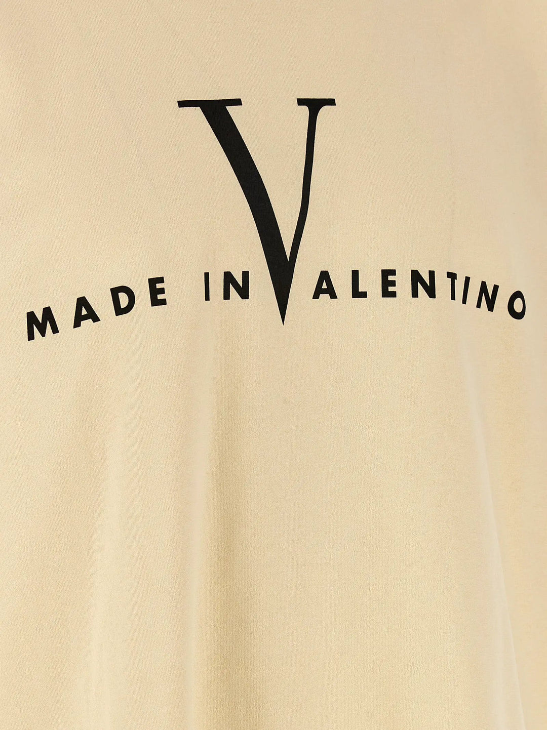 Valentino Garavani Sample Sale | Valentino Garavani Beige Cotton T-Shirt - | Designer outlet