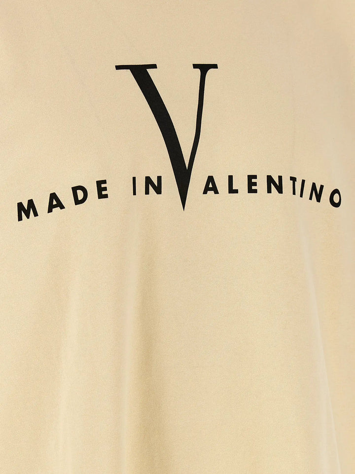 Valentino Garavani Sample Sale | Valentino Garavani Beige Cotton T-Shirt - | Designer outlet