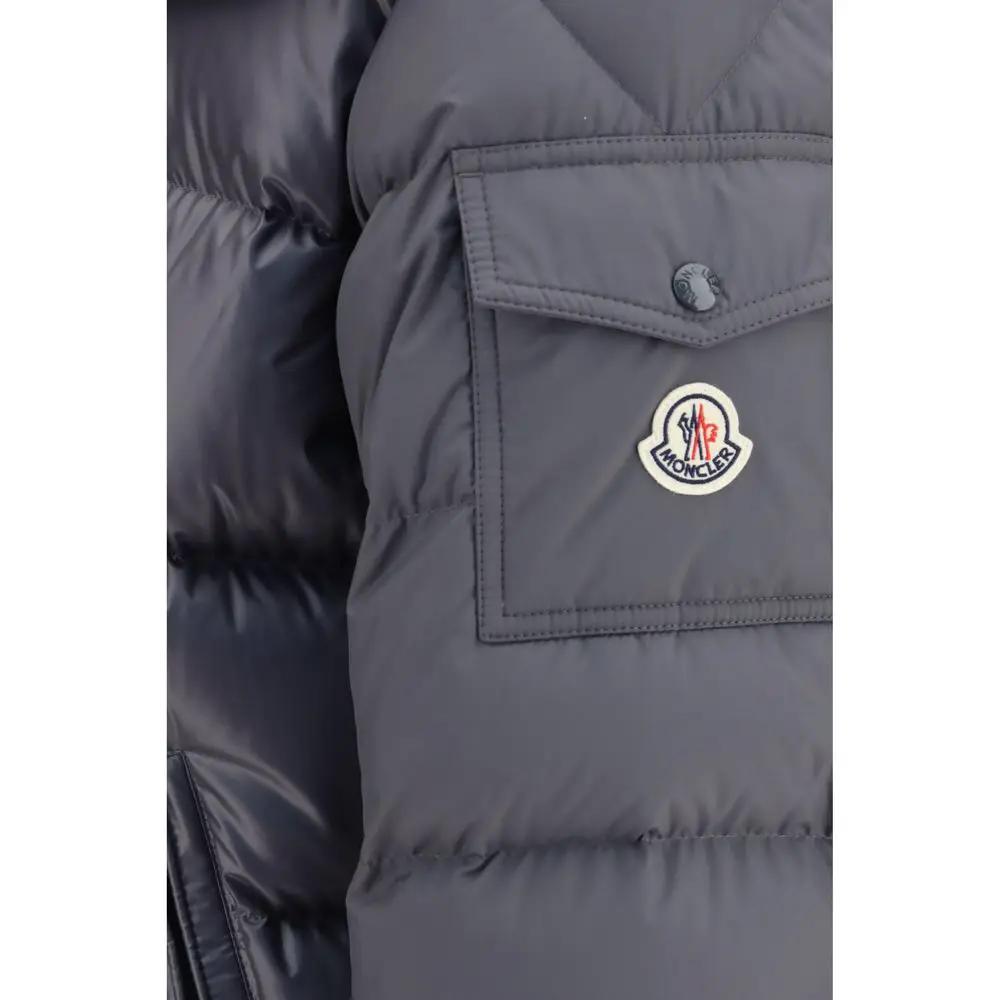 Moncler Sample Sale | Moncler Gray Goose Down Full-Length Jacket - | Designer outlet