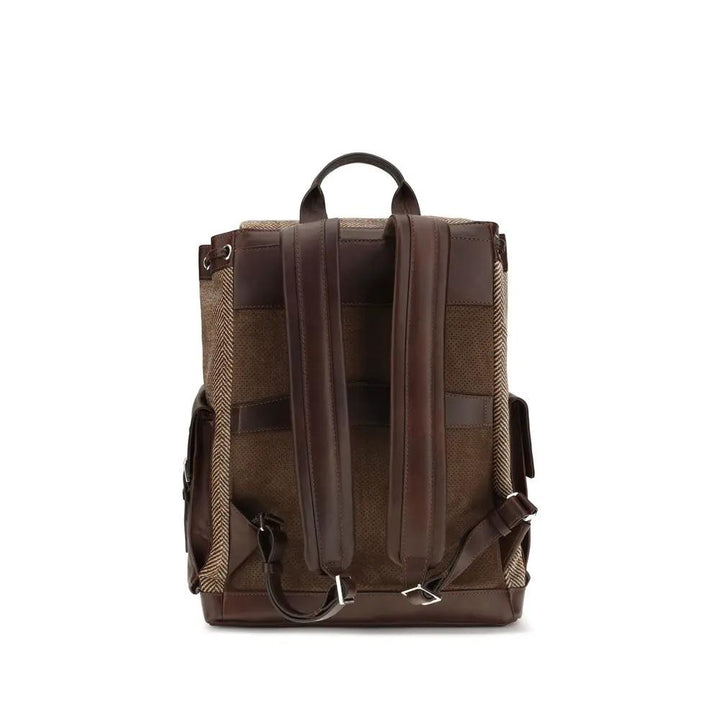 Brunello Cucinelli Sample Sale | Brunello Cucinelli Brown Polyamide Backpack - | Designer outlet