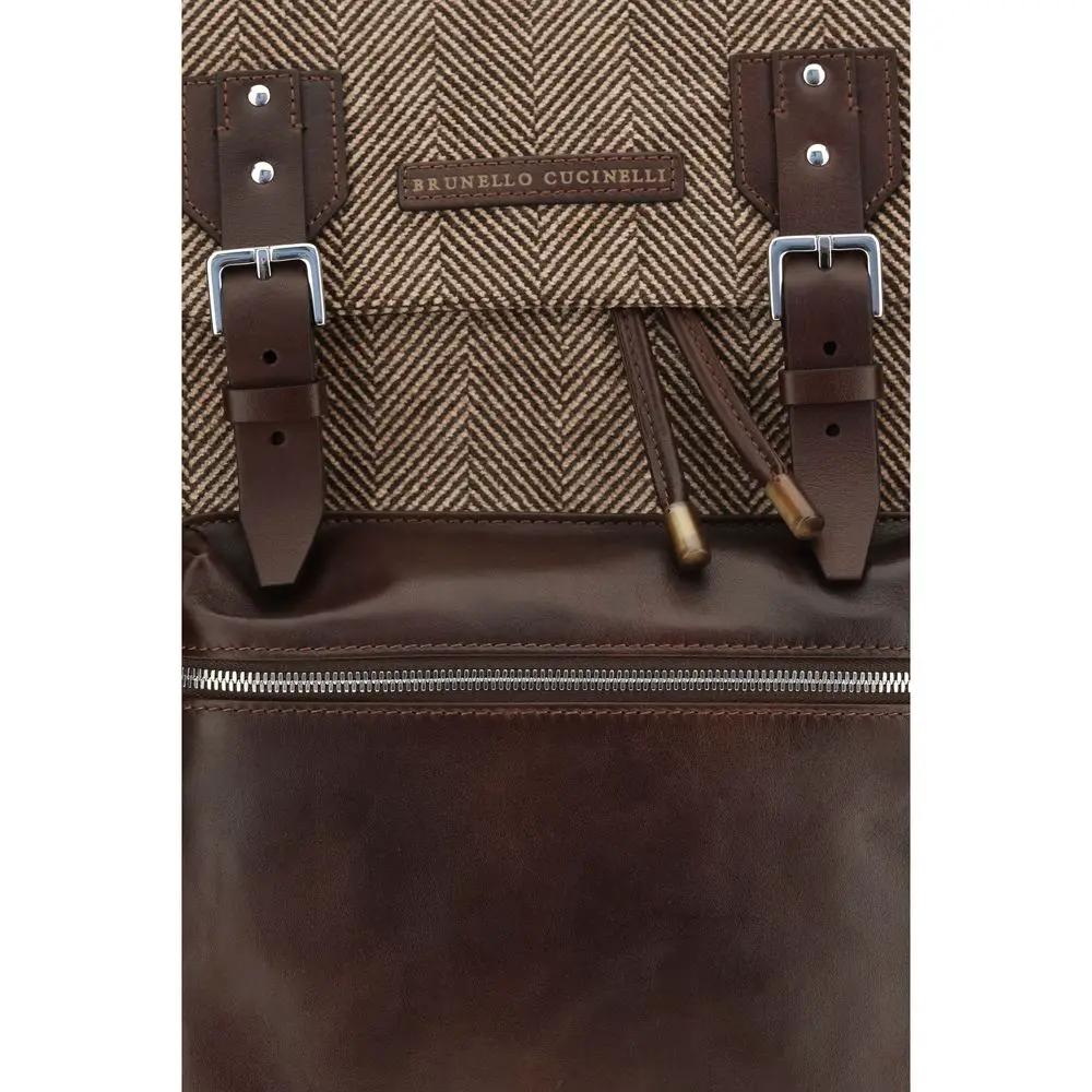 Brunello Cucinelli Sample Sale | Brunello Cucinelli Brown Polyamide Backpack - | Designer outlet
