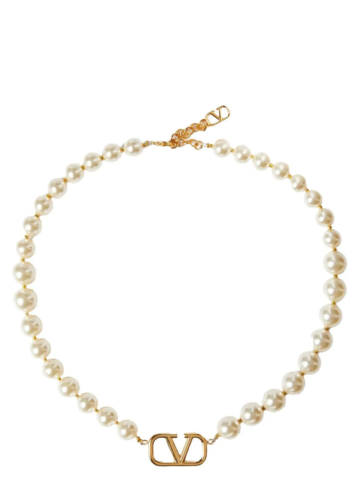 Valentino Garavani Sample Sale | Valentino Garavani Gold Metal Necklace - | Designer outlet