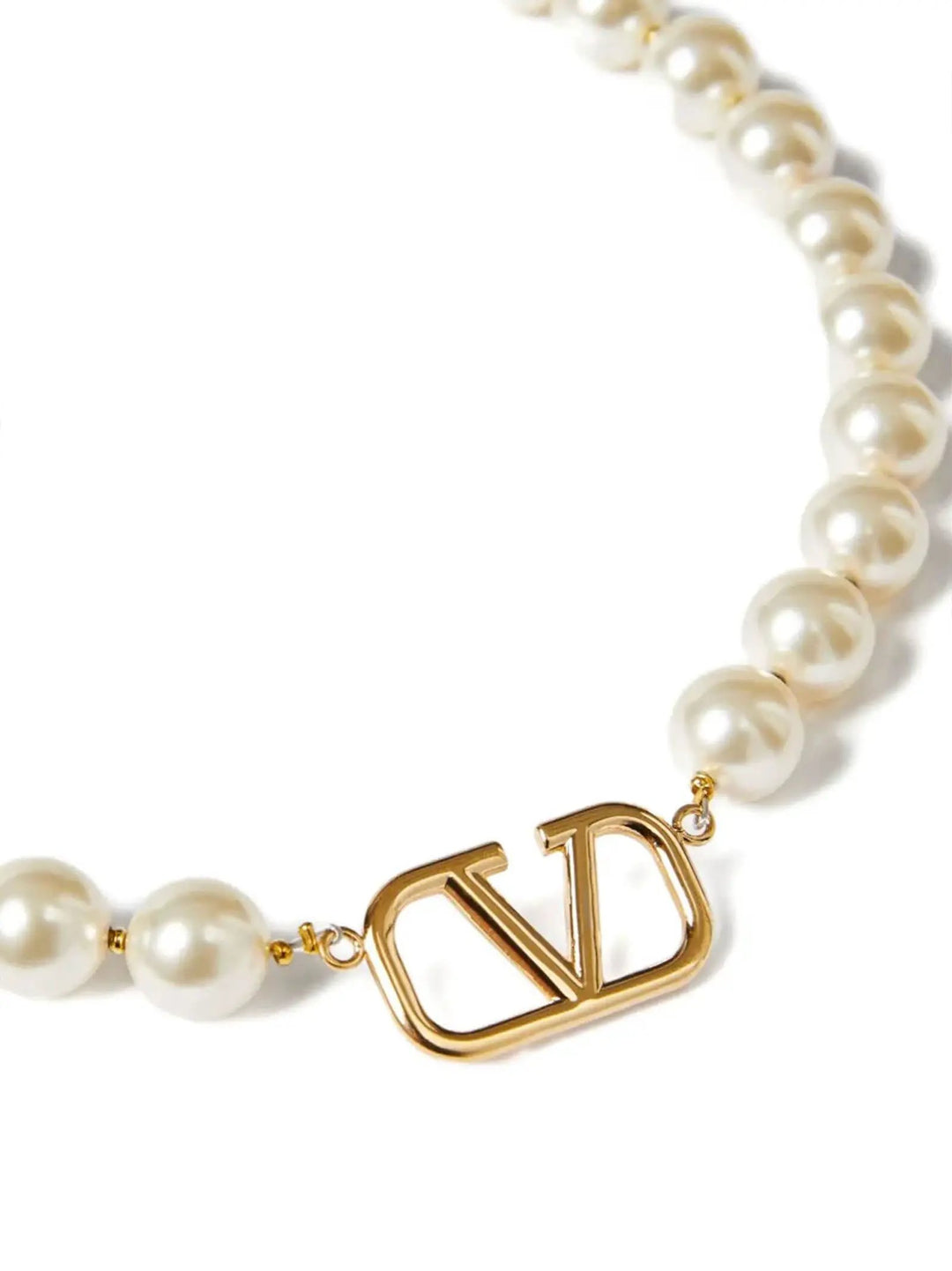 Valentino Garavani Sample Sale | Valentino Garavani Gold Metal Necklace - | Designer outlet