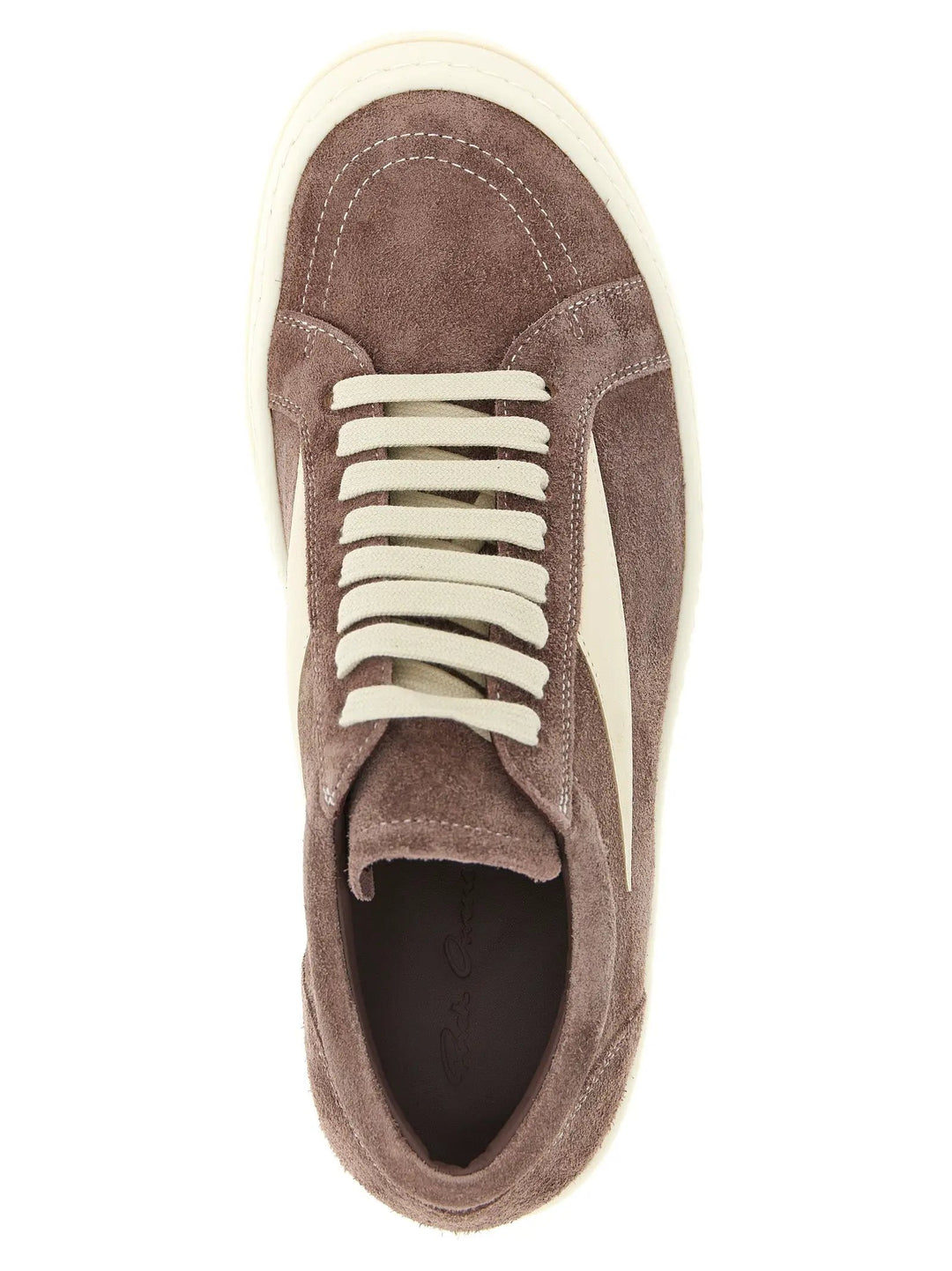 Rick Owens Sample Sale | Rick Owens Purple Calfskin Low Top Sneakers - | Designer outlet