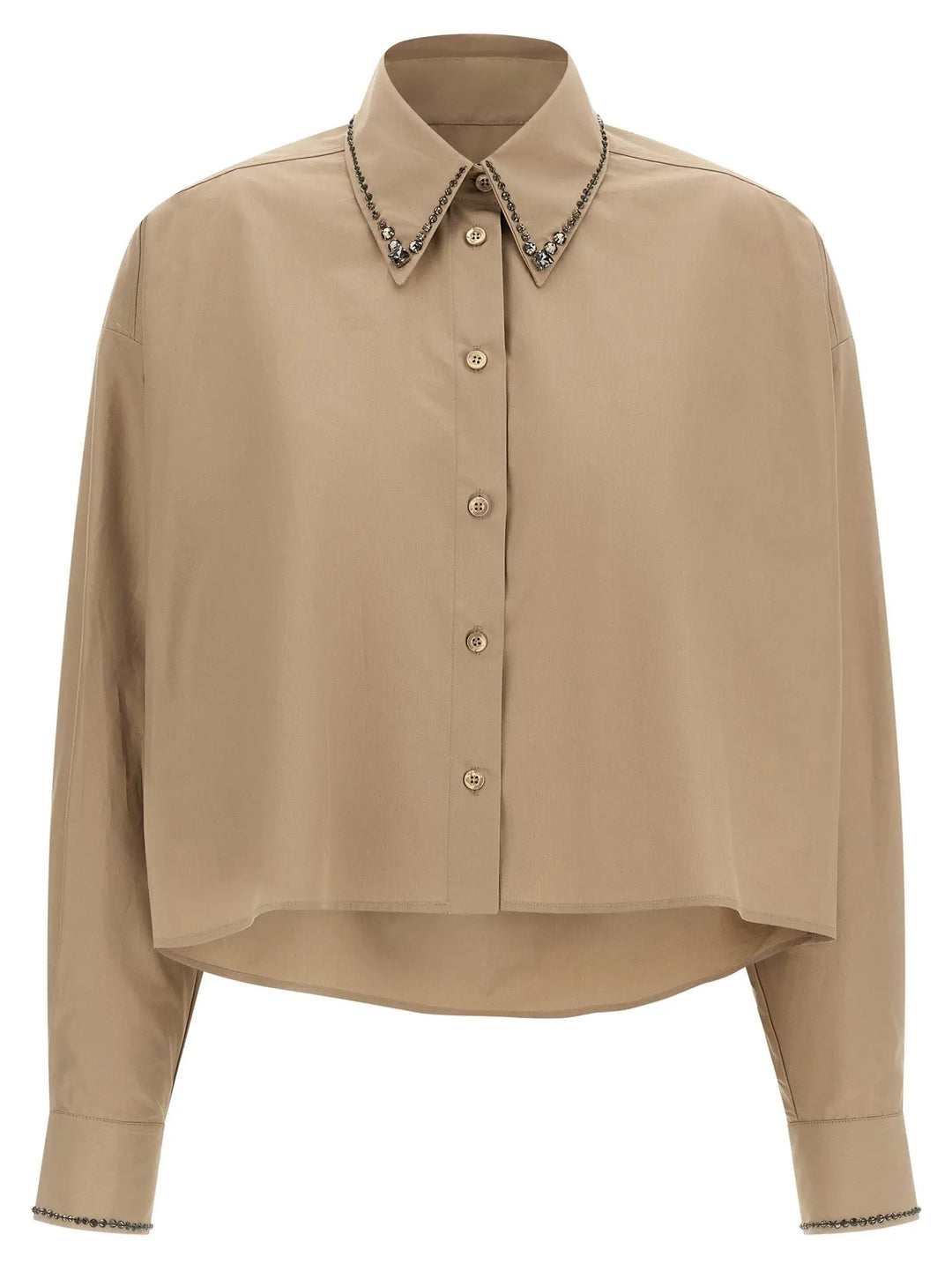 Fabiana Filippi Sample Sale | Fabiana Filippi Beige Cotton Blouse - | Designer outlet