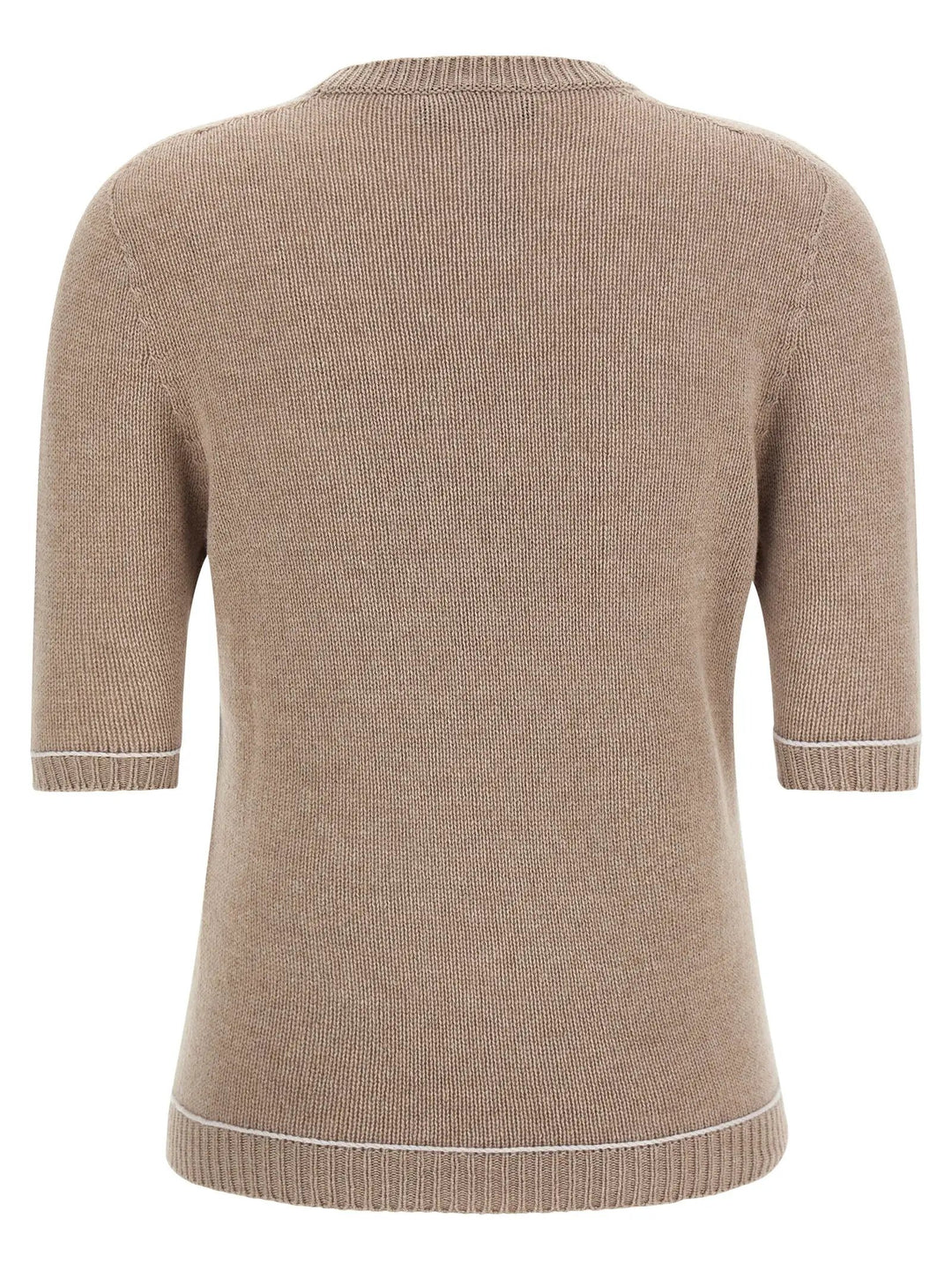 Fabiana Filippi Sample Sale | Fabiana Filippi Beige Virgin Wool Cardigan - | Designer outlet
