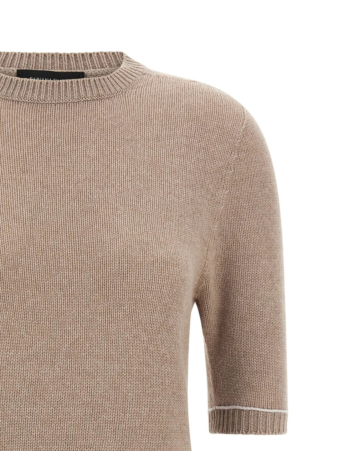 Fabiana Filippi Sample Sale | Fabiana Filippi Beige Virgin Wool Cardigan - | Designer outlet