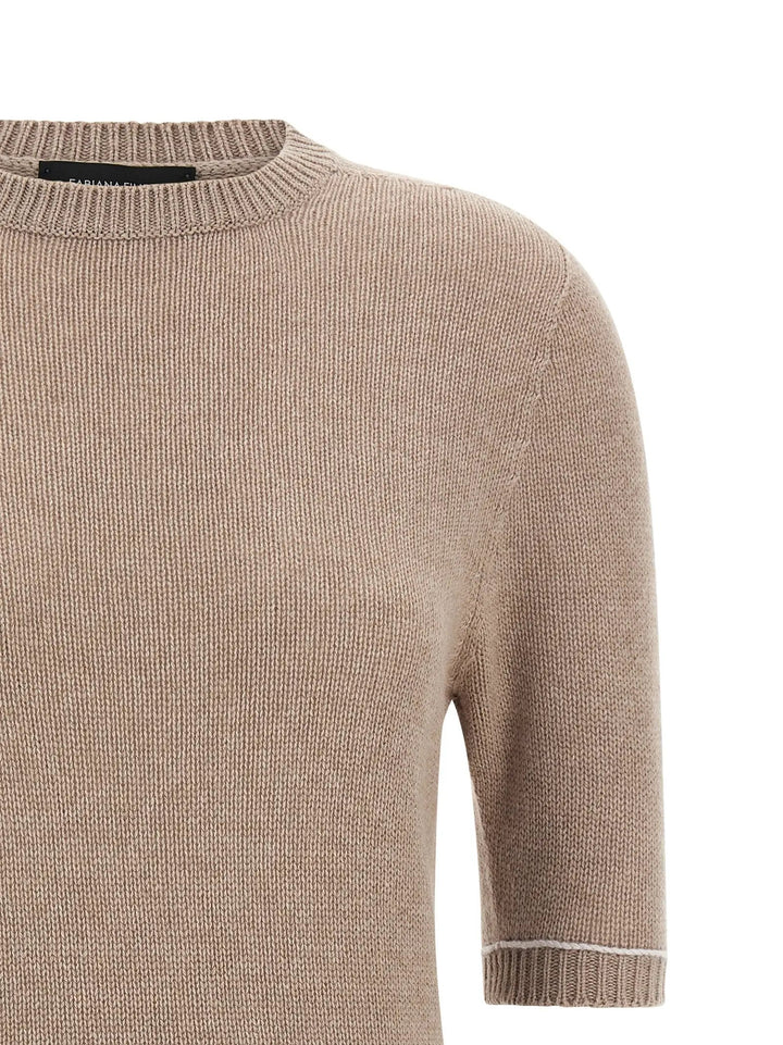 Fabiana Filippi Sample Sale | Fabiana Filippi Beige Virgin Wool Cardigan - | Designer outlet
