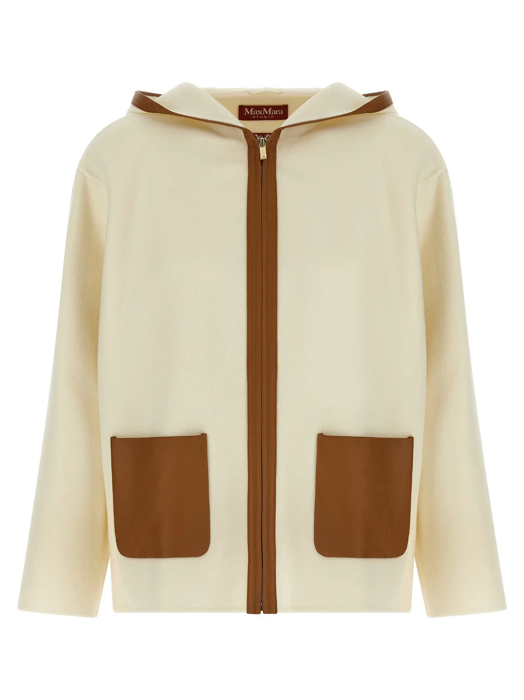 Max Mara Sample Sale | Max Mara White Virgin Wool Coat - | Designer outlet