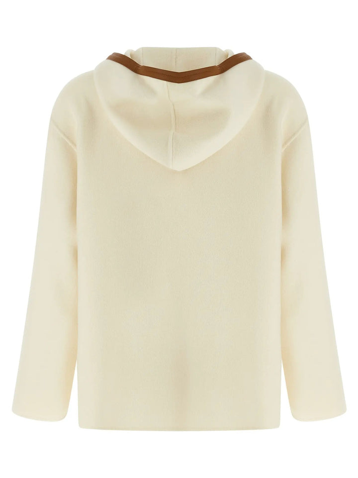 Max Mara Sample Sale | Max Mara White Virgin Wool Coat - | Designer outlet