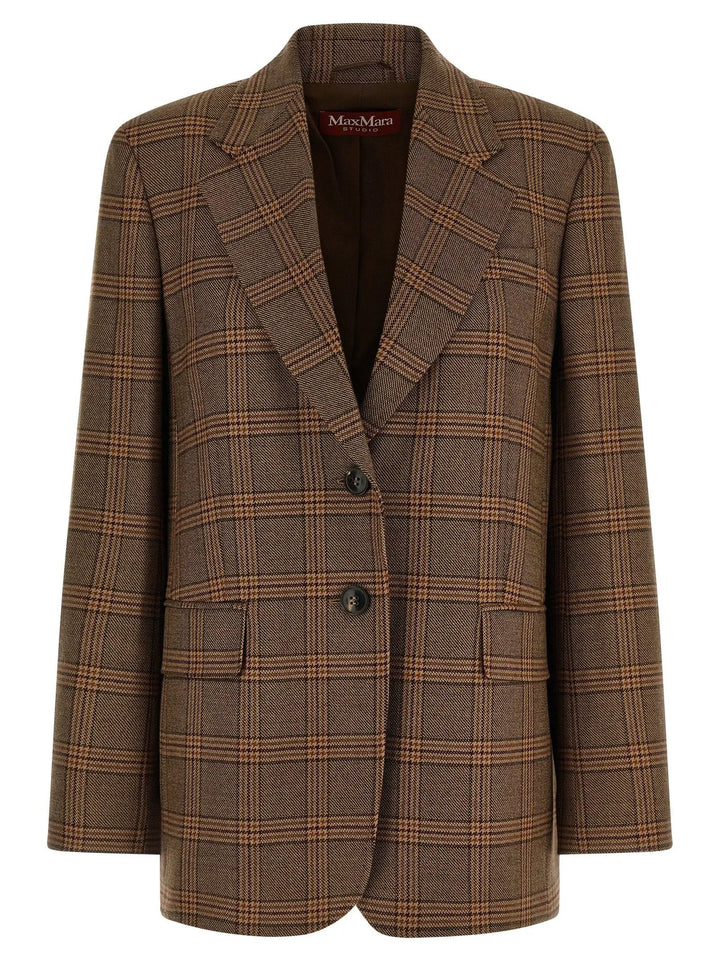 Max Mara Sample Sale | Max Mara Brown Wool Blazer - | Designer outlet