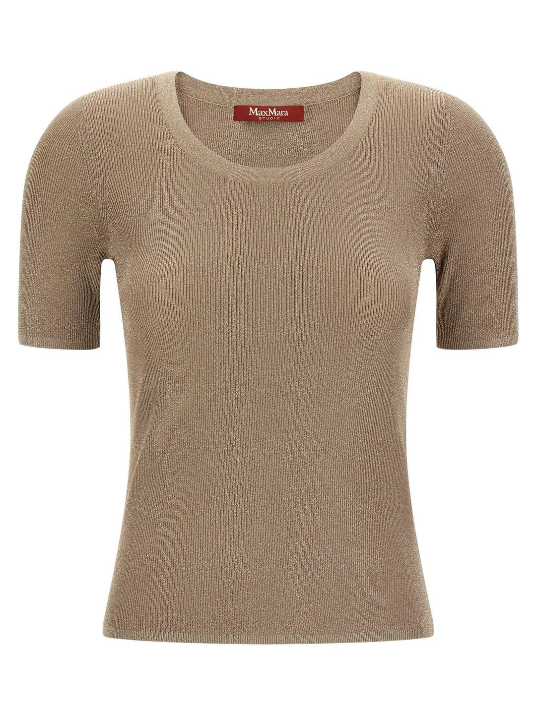 Max Mara Sample Sale | Max Mara Beige Polyamide T-Shirt - | Designer outlet