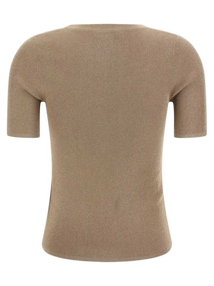 Max Mara Sample Sale | Max Mara Beige Polyamide T-Shirt - | Designer outlet