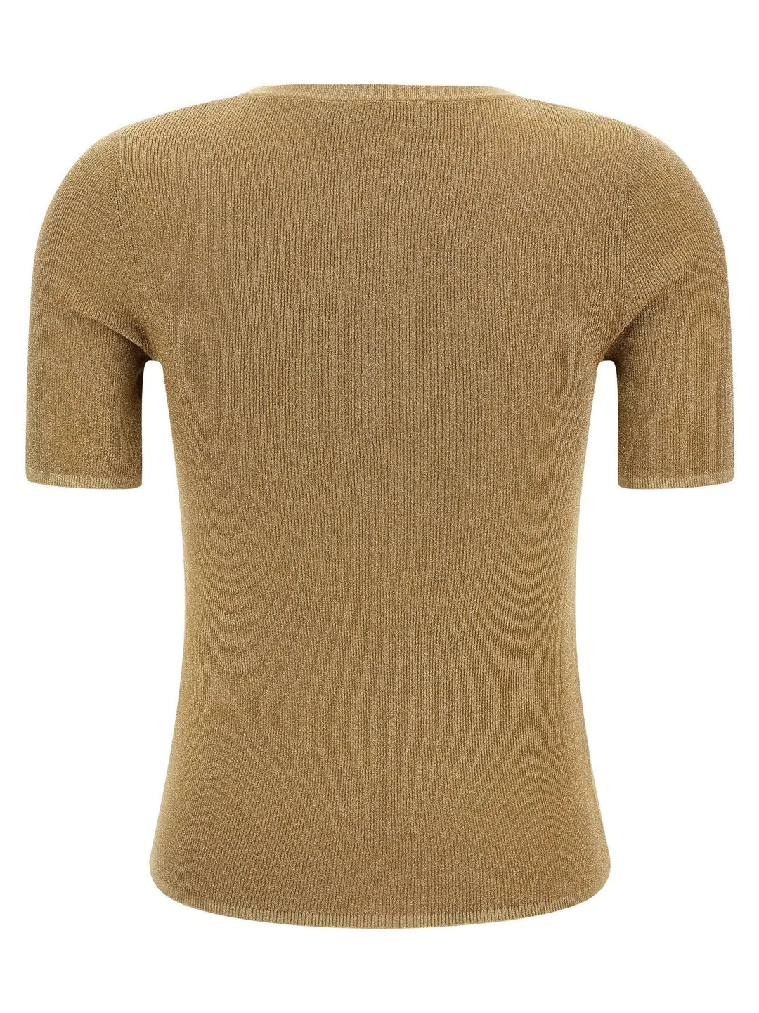 Max Mara Sample Sale | Max Mara Gold Polyamide T-Shirt - | Designer outlet