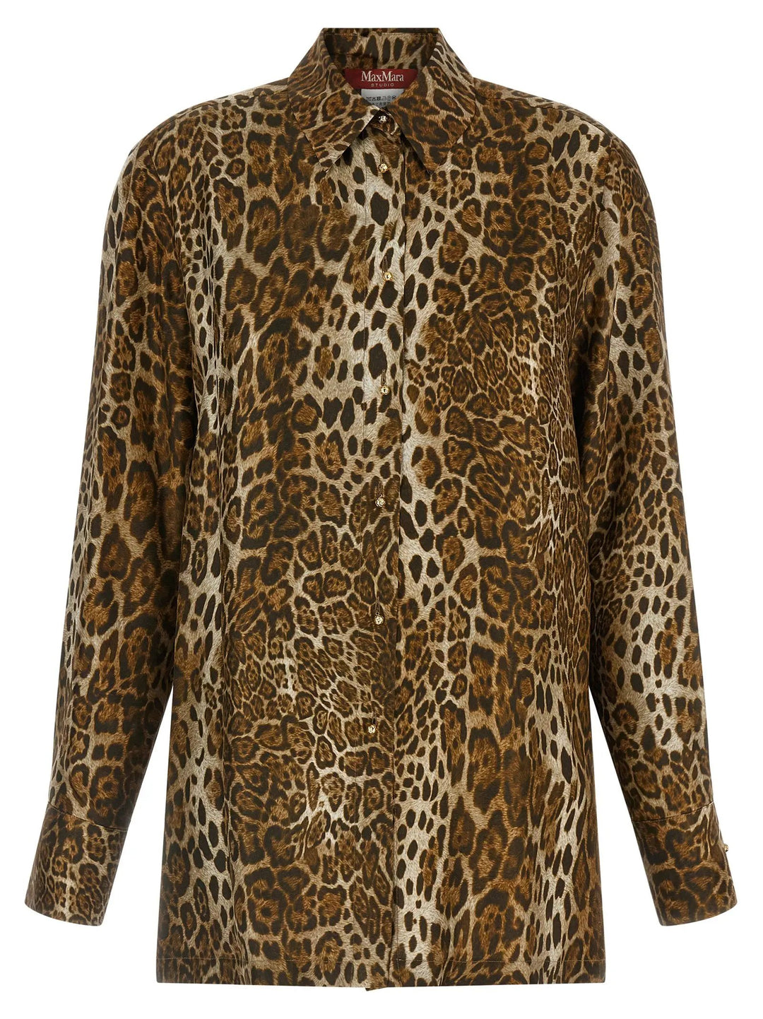 Max Mara Sample Sale | Max Mara Brown Silk Blouse - | Designer outlet