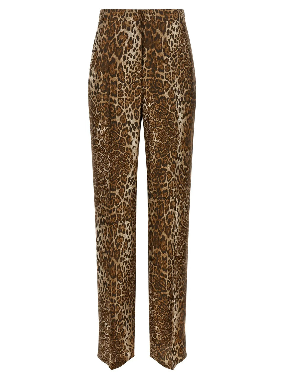 Max Mara Sample Sale | Max Mara Brown Silk Casual Pants - | Designer outlet