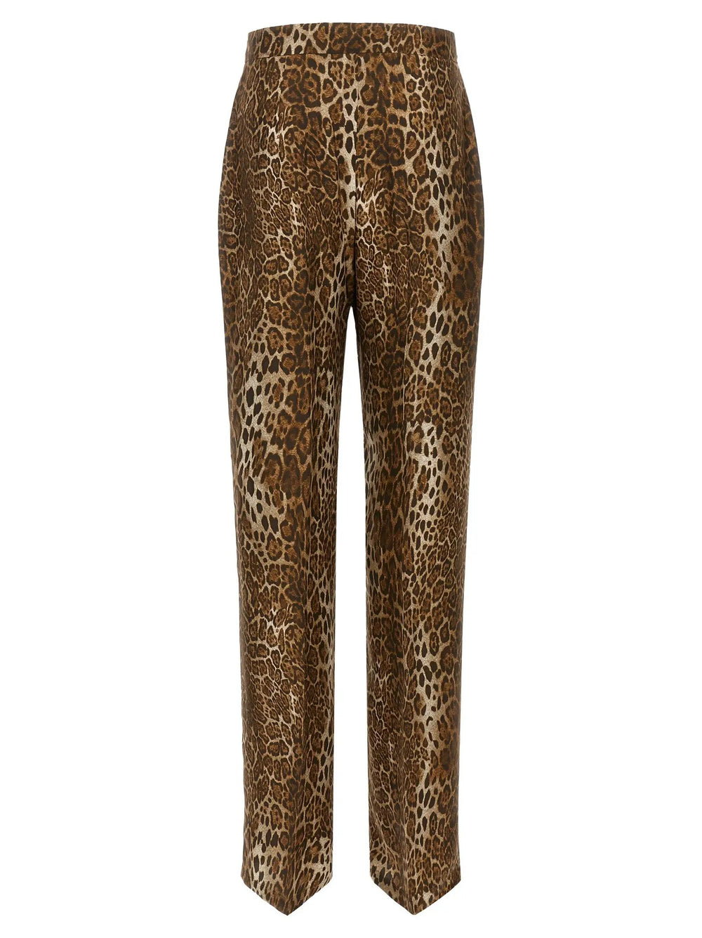 Max Mara Sample Sale | Max Mara Brown Silk Casual Pants - | Designer outlet