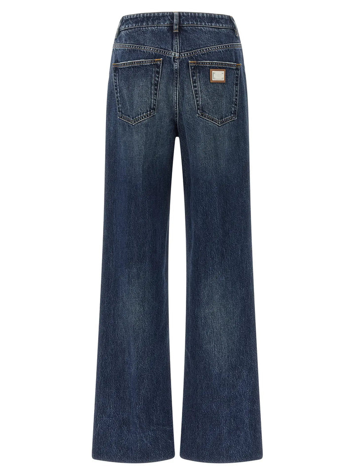 Dolce &amp; Gabbana Sample Sale | Dolce &amp; Gabbana Blue Cotton Jeans Denim - | Designer outlet