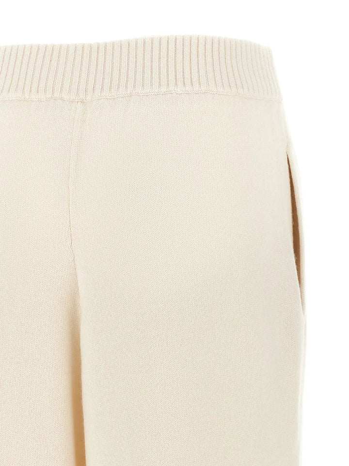 Brunello Cucinelli Sample Sale | Brunello Cucinelli White Cashmere Athletic Pants - | Designer outlet
