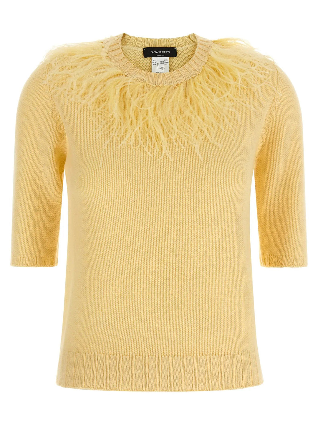 Fabiana Filippi Sample Sale | Fabiana Filippi Bicolor Virgin Wool Cardigan - | Designer outlet