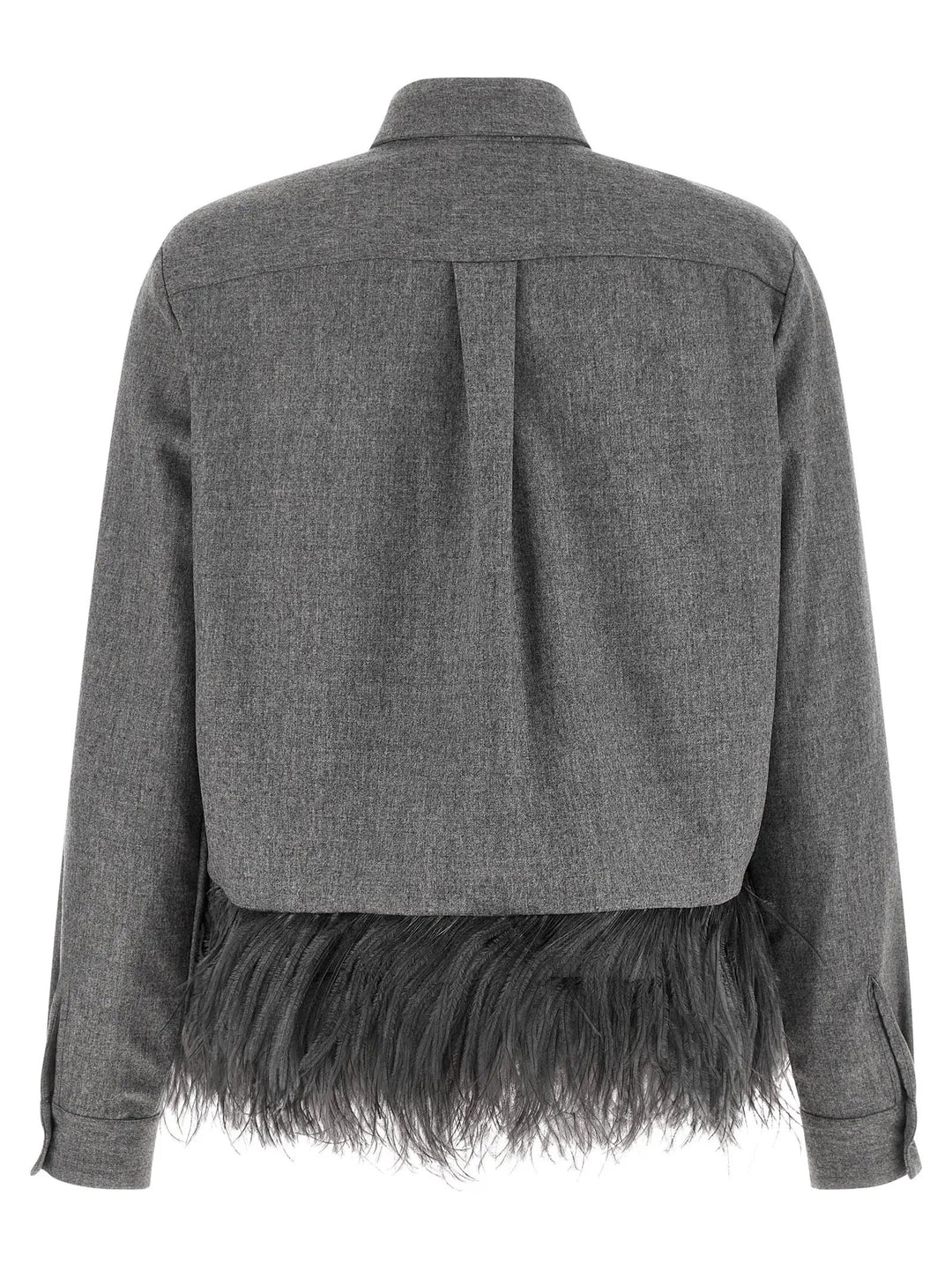 Fabiana Filippi Sample Sale | Fabiana Filippi Gray Virgin Wool Blouse - | Designer outlet