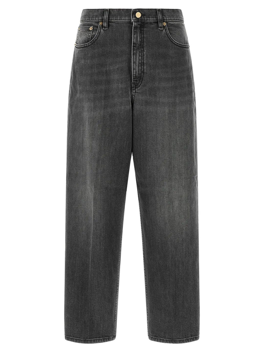 Fabiana Filippi Sample Sale | Fabiana Filippi Gray Cotton Relaxed Fit Jeans - | Designer outlet