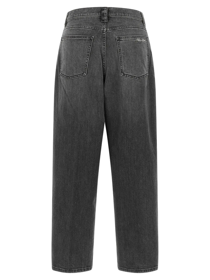 Fabiana Filippi Sample Sale | Fabiana Filippi Gray Cotton Relaxed Fit Jeans - | Designer outlet
