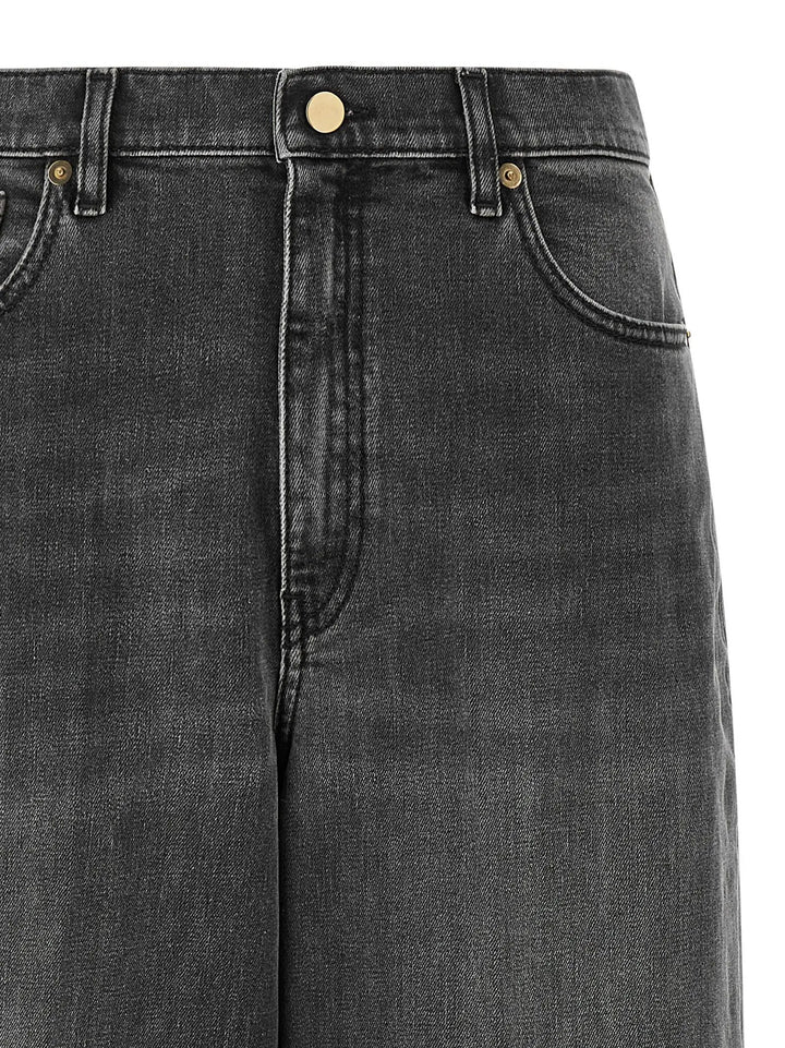 Fabiana Filippi Sample Sale | Fabiana Filippi Gray Cotton Relaxed Fit Jeans - | Designer outlet